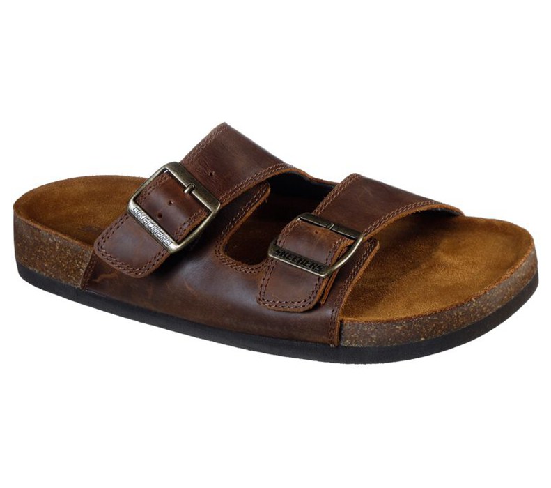 Skechers Krevon - Wanson - Mens Slide Brown [AU-AM0683]